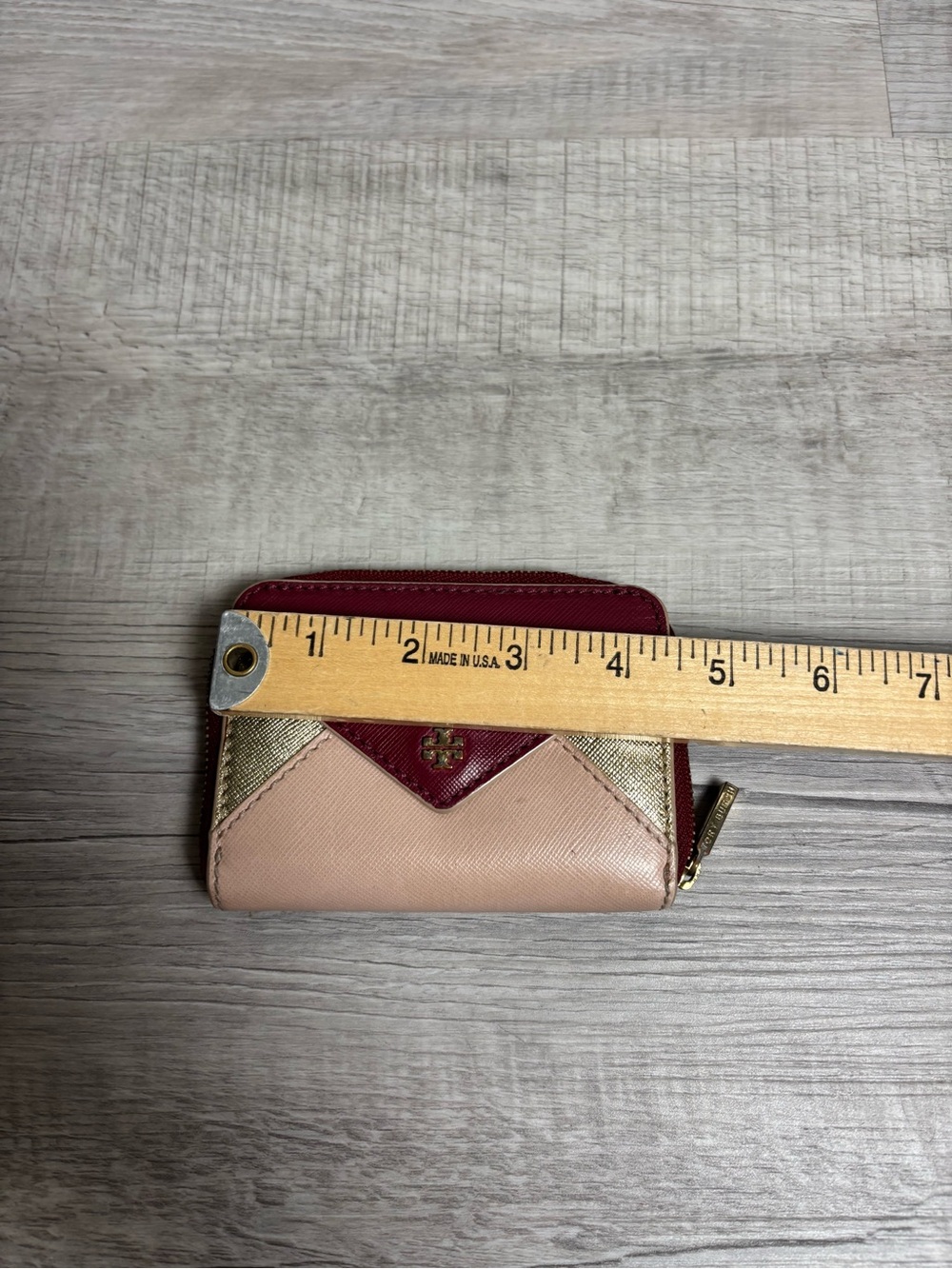 Tory Burch Colorblock Envelope Wallet Mini - Picture 6 of 7
